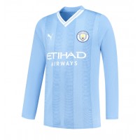Camiseta Manchester City Bernardo Silva #20 Primera Equipación Replica 2023-24 mangas largas